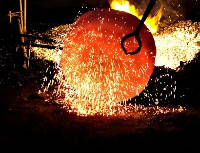 Aqaurellbild auf Keramik, Aufglasurfarbe, Unterglasurfarbe, 